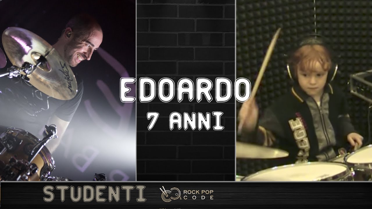 Corso di batteria e lezioni di batteria online di Cristian Colusso - Edoardo
