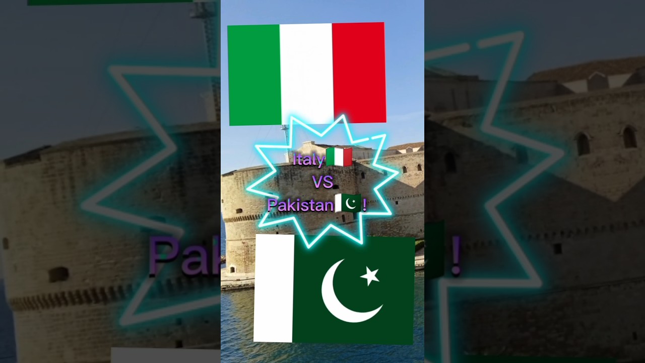 Italy VS Pakistan 🇮🇹VS🇵🇰! #country #shorts #battle #italy #pakistan
