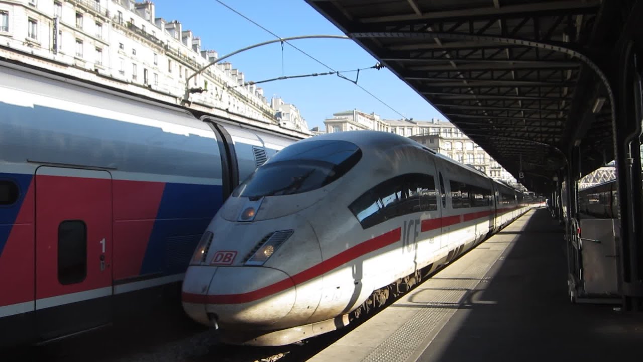 [Paris Est] Siemens AG ICE 3 - Arrivée en gare de l'Est