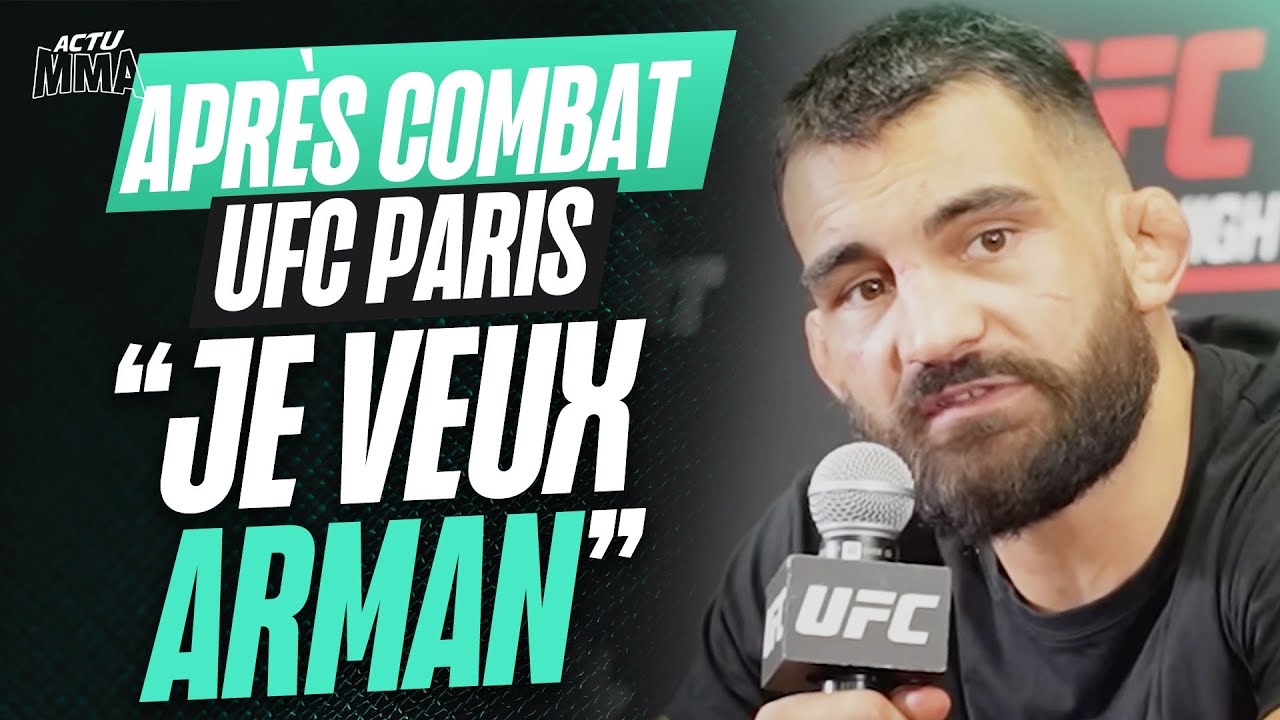 Benoît Saint Denis interview après combat | UFC Paris 4