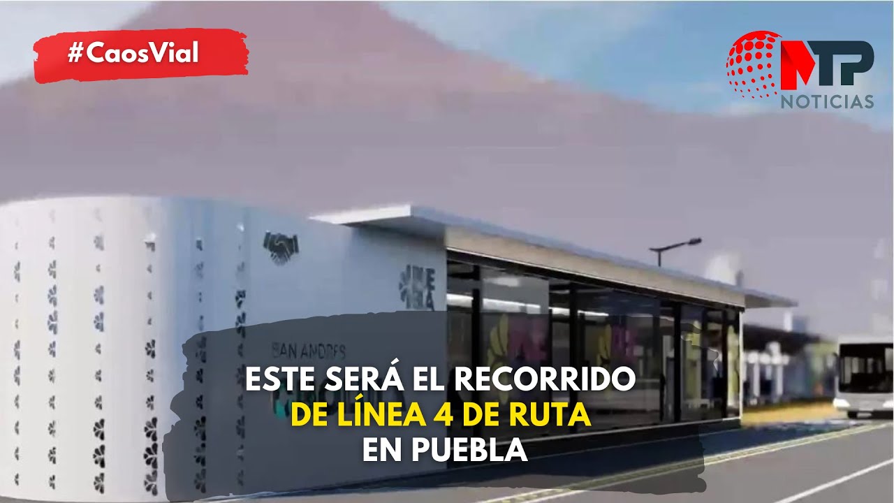El recorrido de la Línea 4 de RUTA en Puebla