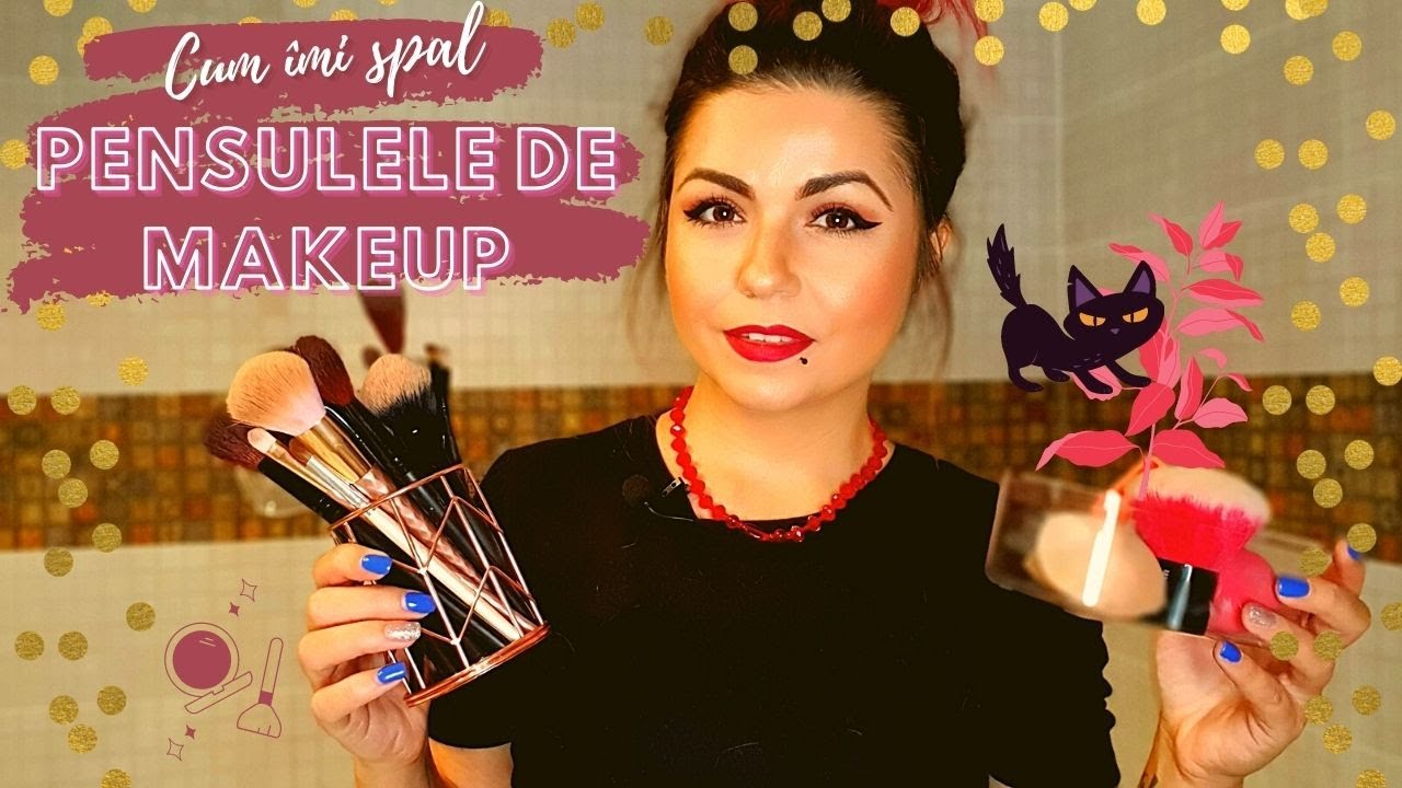 Tutorial: Cum îmi îngrijesc PENSULELE de makeup? | Cum le spăl cu un dispozitiv de curățat pensule