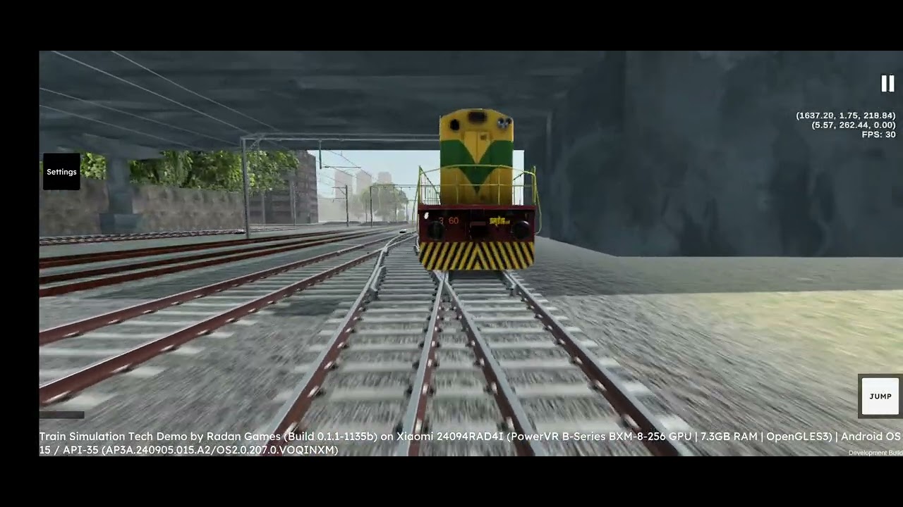 Masti in rg train tech demo train driving ( train Zimulator) 