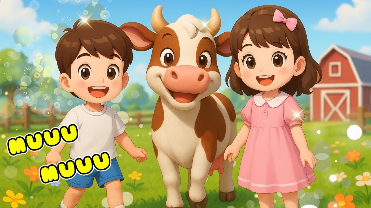 A vaquinha no Sítio do Titio! Raul e Lena  | Música Infantil! #infantil  #music