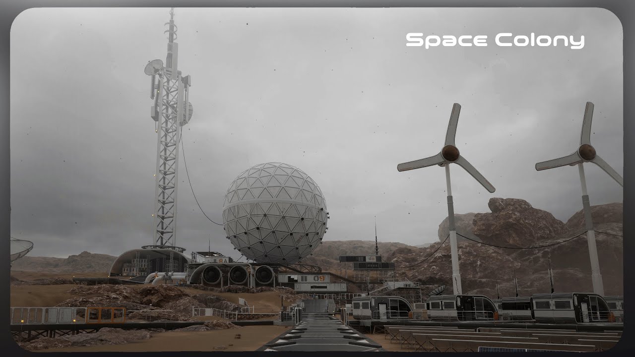 Space Colony & Sci-Fi City Update (Unreal Engine 5 Environment)