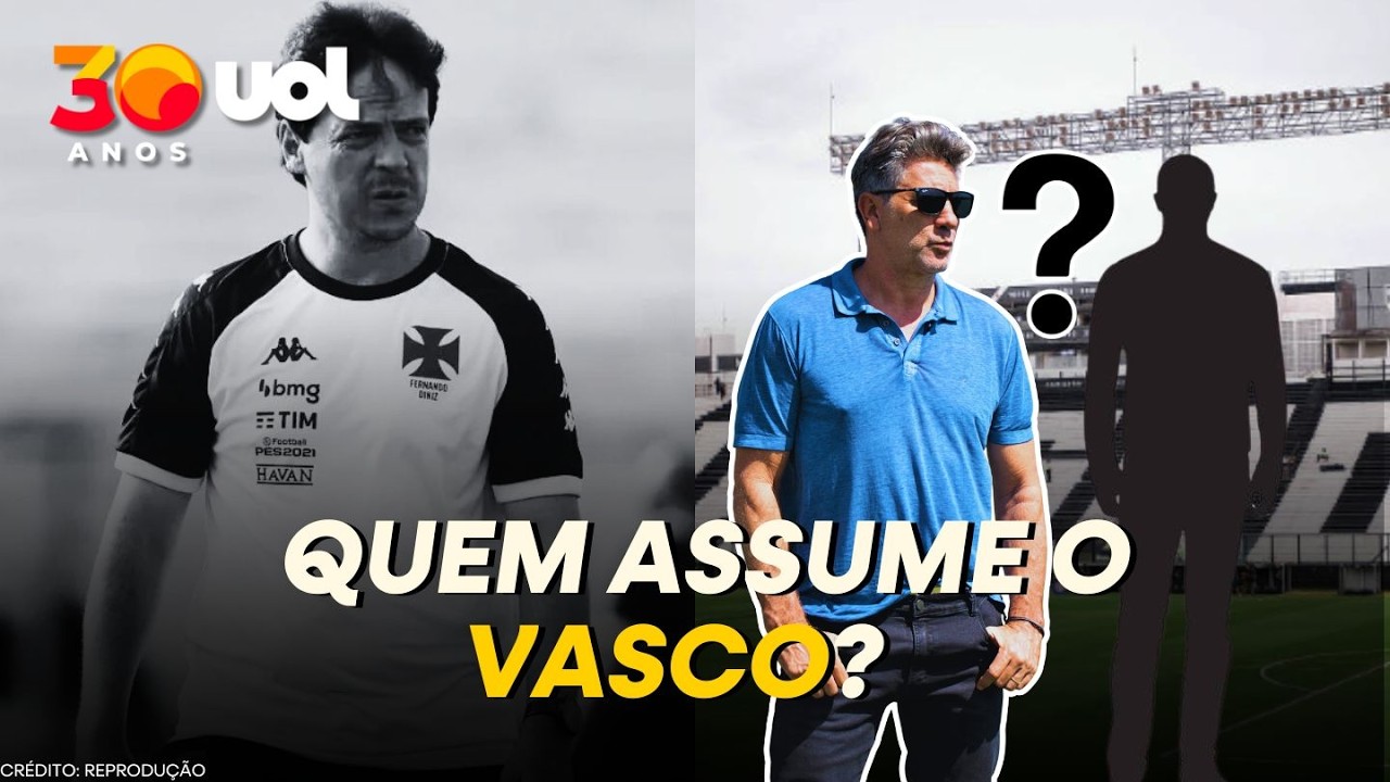 QUEM ASSUME O VASCO? TÉCNICO ESTRANGEIRO, RENATO GAÚCHO… CLUBE ANALISA NOMES PARA SUBSTITUIR DINIZ!