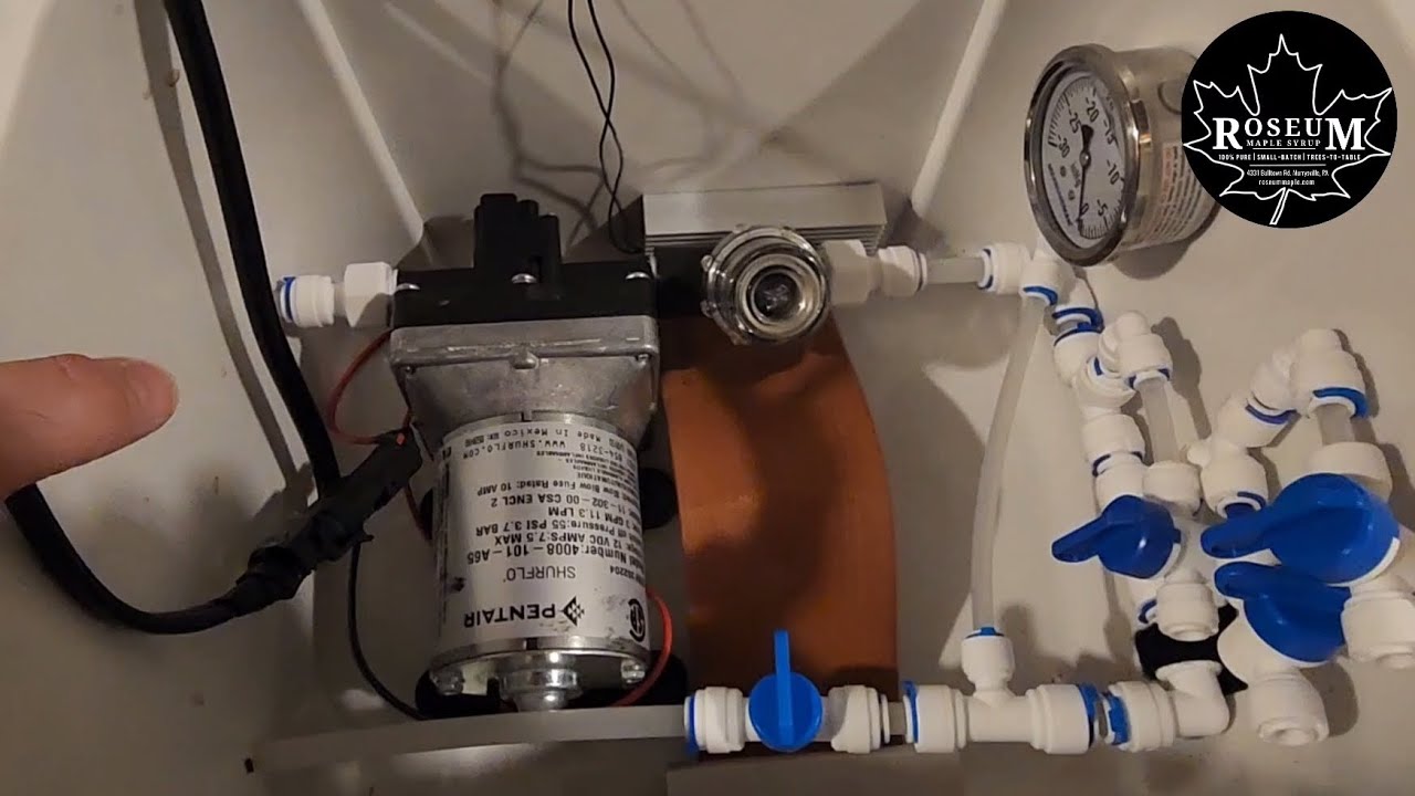 Shurflo Maple Tubing Vacuum System #maplesyrup #vacuum