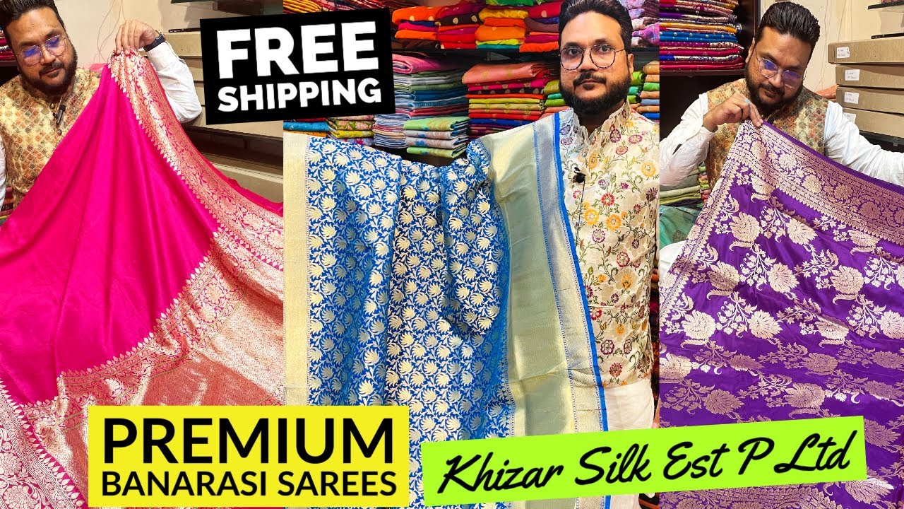 Welcome to Khizar Silk Est Pvt Ltd, Varanasi for Wide Range of Banarasi Sarees in Kataan & Much More