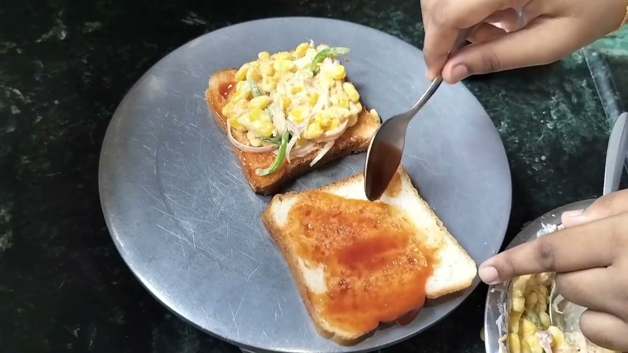 💁🏻‍♀️अशा पद्धतीने बनवणार तर नक्कीच भारी बनणार | स्वीट कॉर्न सॅंडविच | Sweet Corn Sandwich 