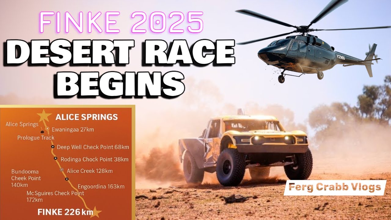 Race Day 1 At The 2025 Finke Desert Race