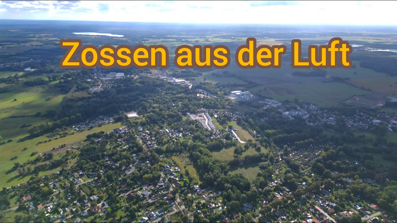 Zossen in Brandenburg, aus der Luft, DJI