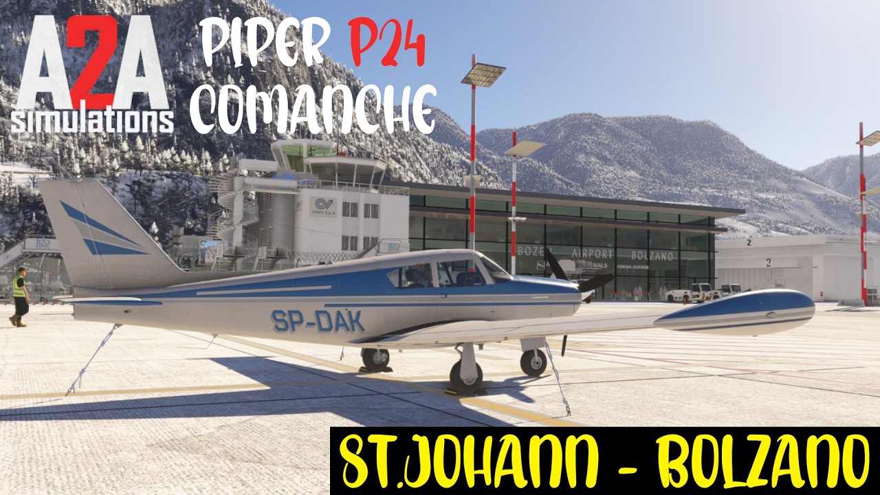 MSFS 2024 | A2A SIMULATION LECIMY PIPER COMANCHE PO LAPACH