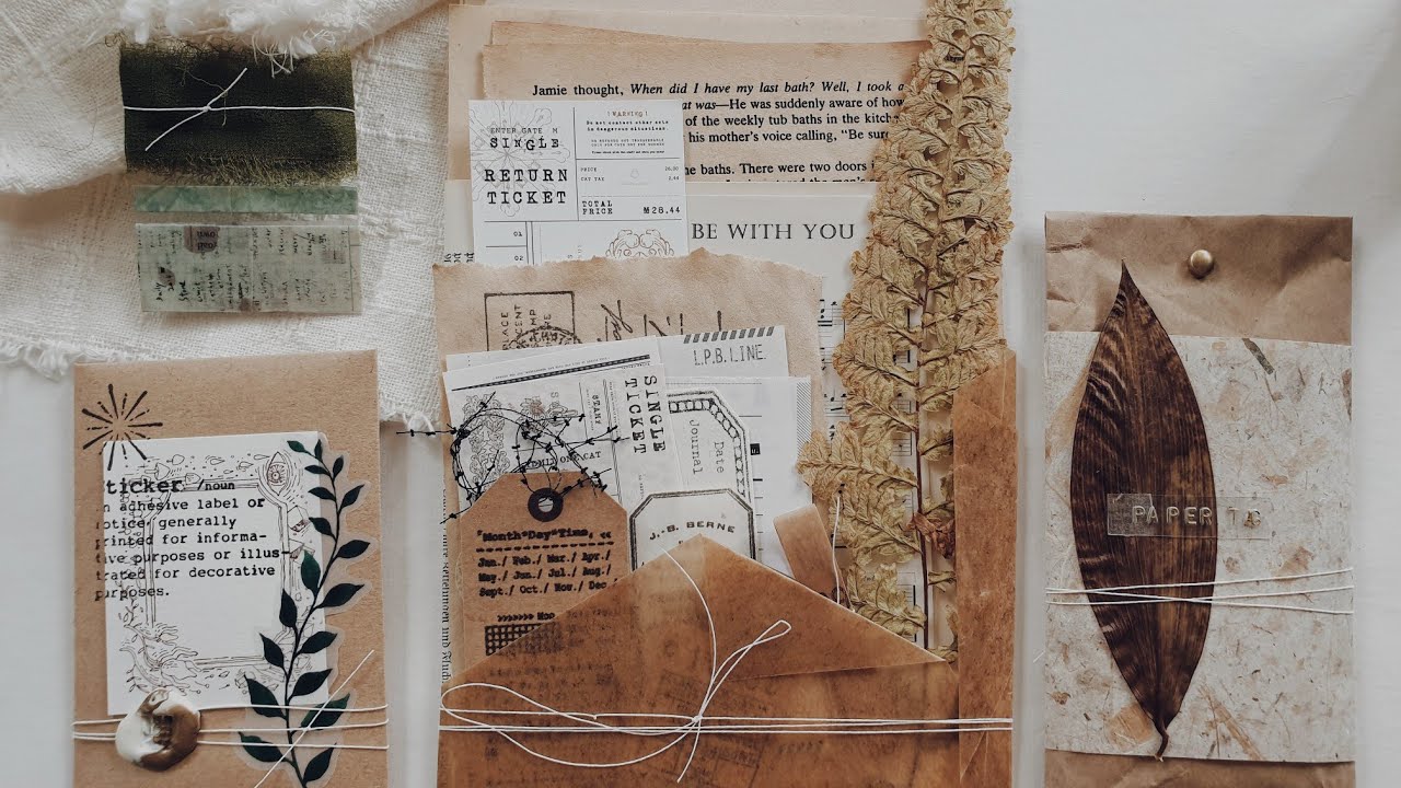 How I pack my snail mail - snail mail content