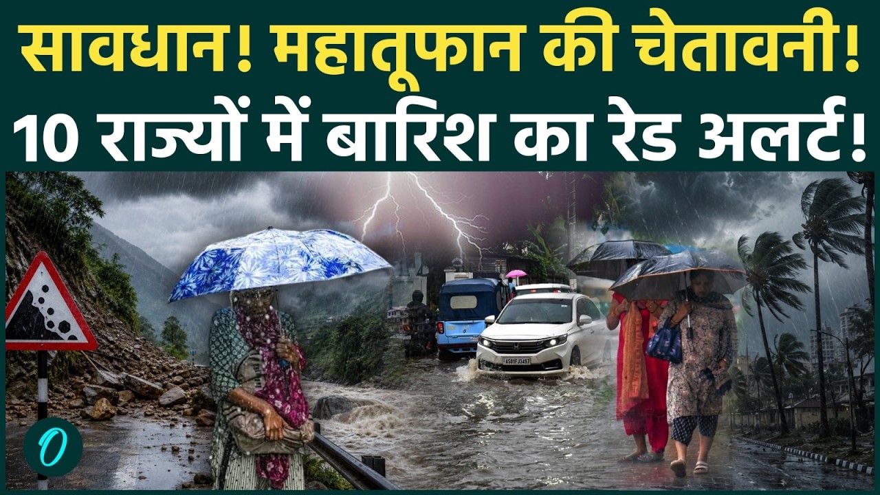Weather Rain Alert: UP, Bihar और Delhi में भारी बारिश का Alert, कब थमेगा तूफान? | IMD की चेतावनी