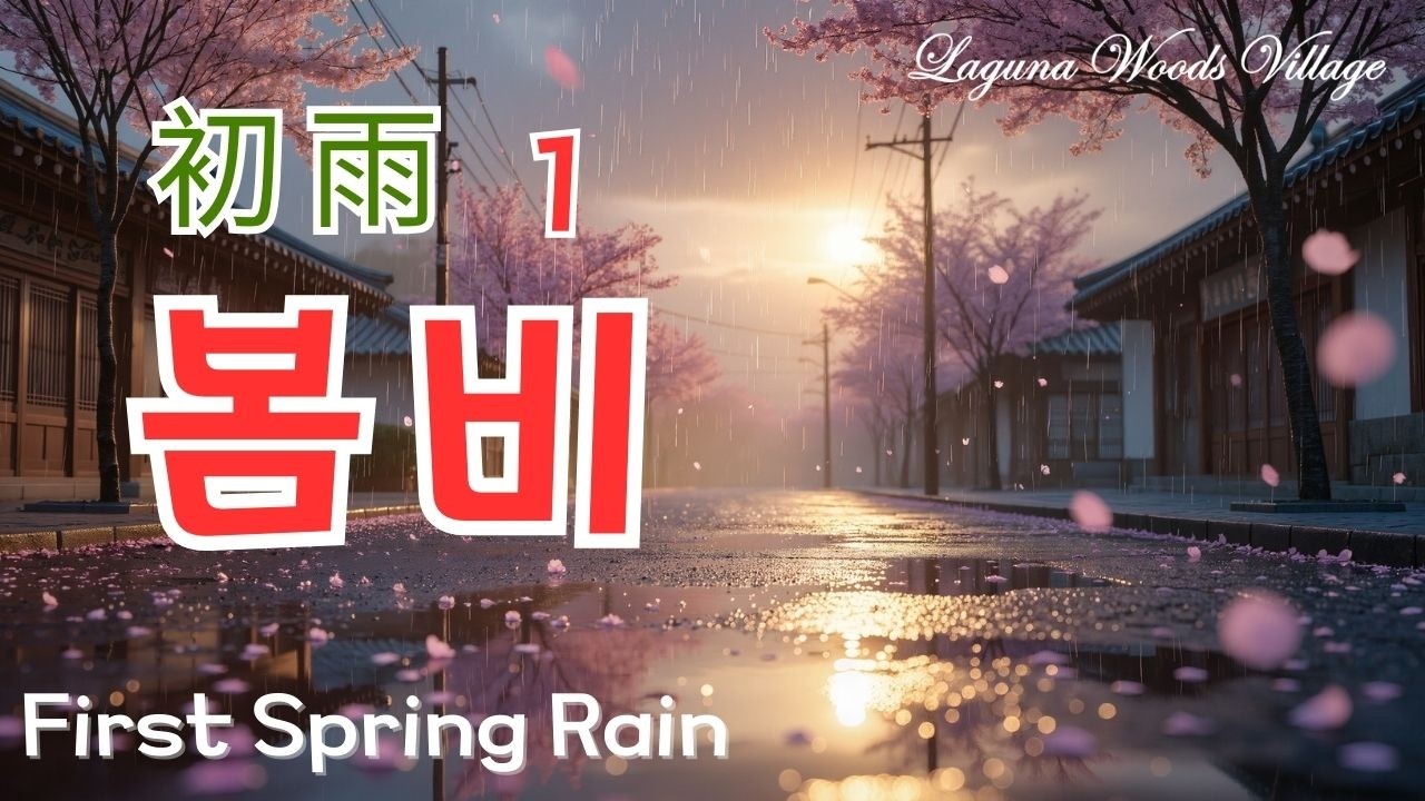봄비  First Spring Rain