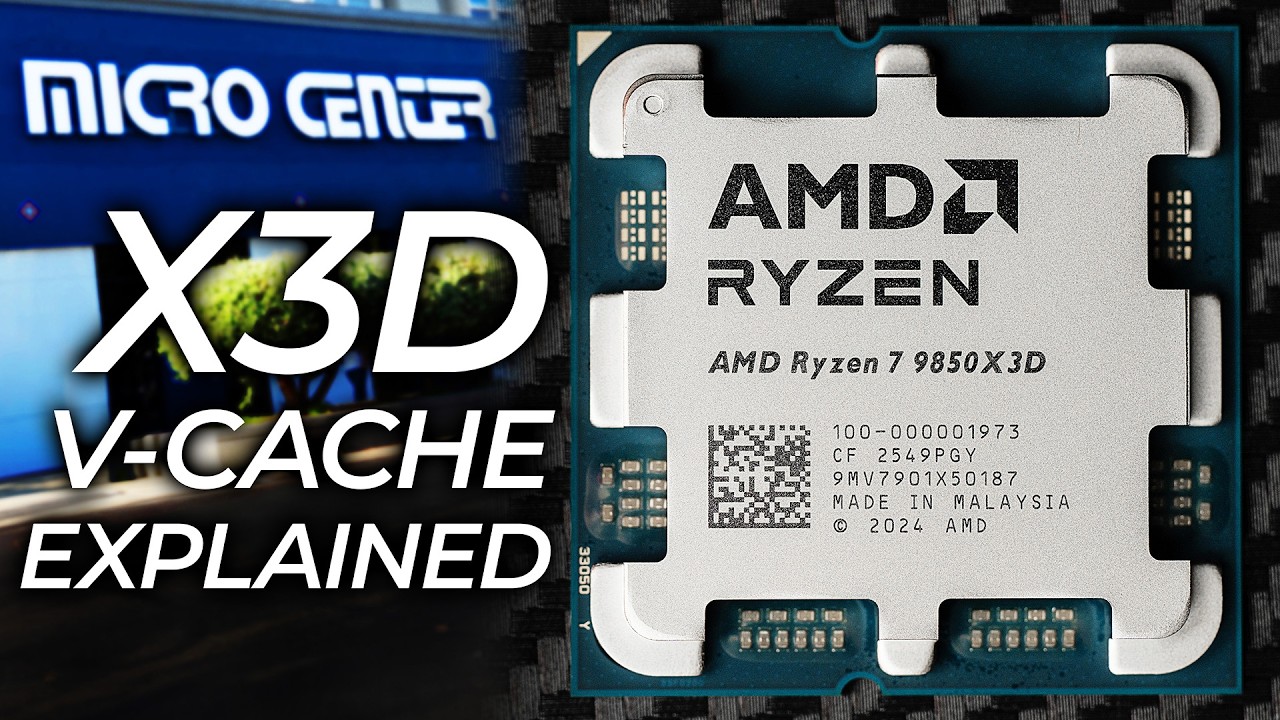 The Technology Behind AMD Ryzen X3D Chips at Micro Center