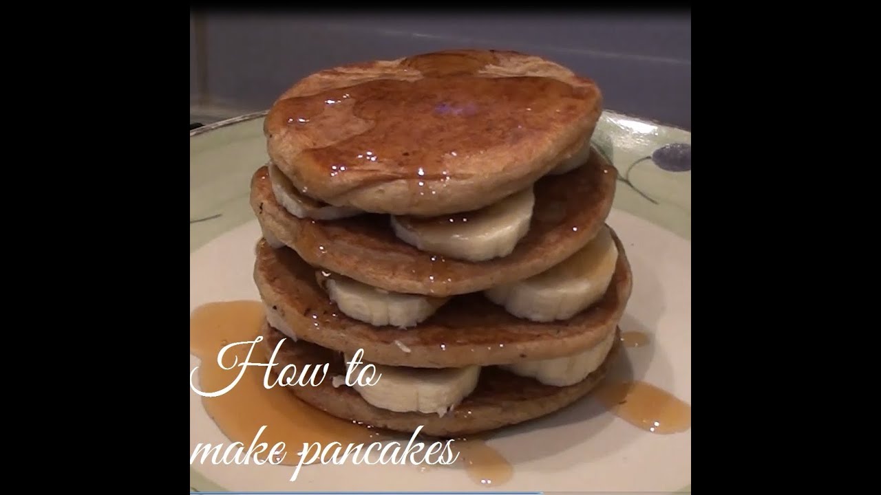 Easy vegan pancakes - 3 ingredients!