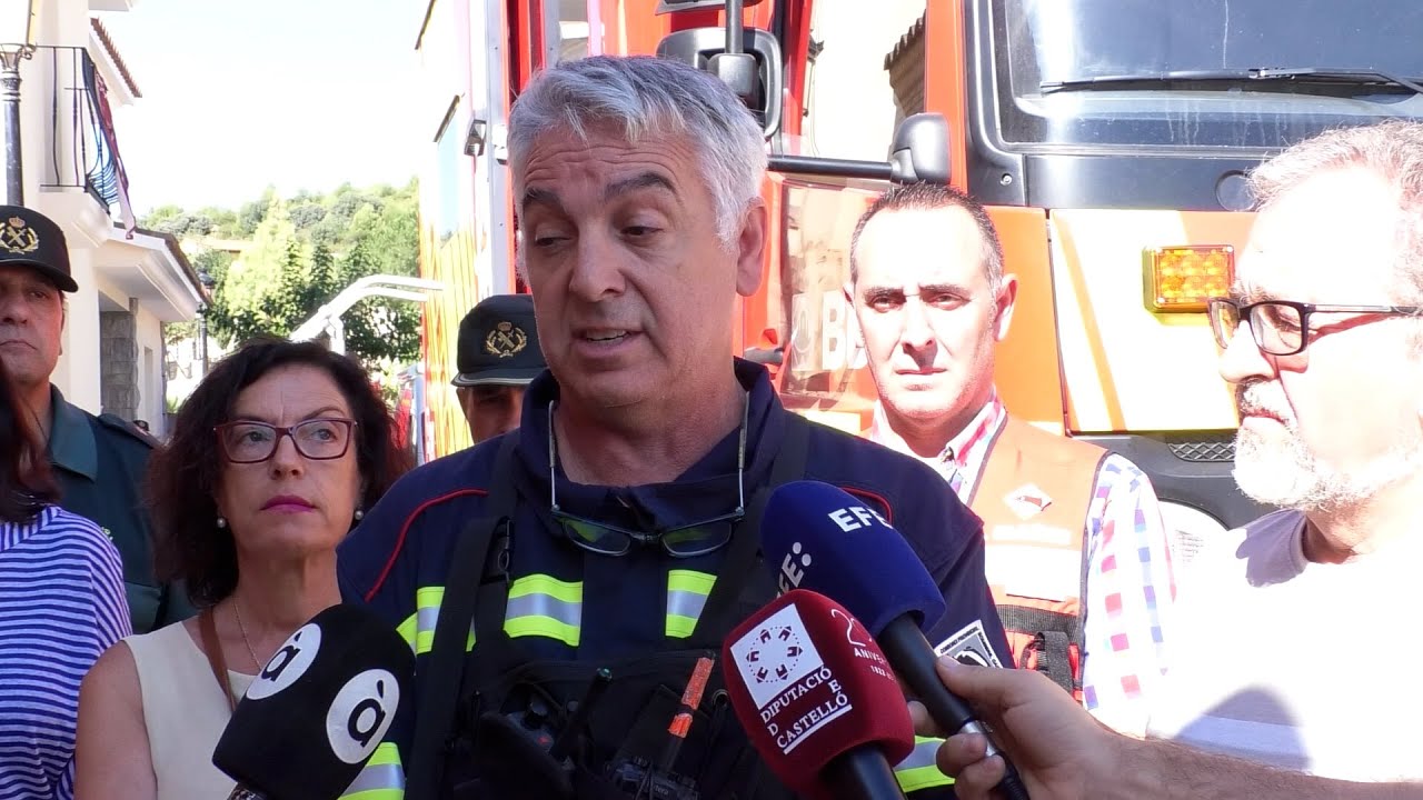 El incendio de Bejís (Castellón) suma 800 hectáreas afectadas