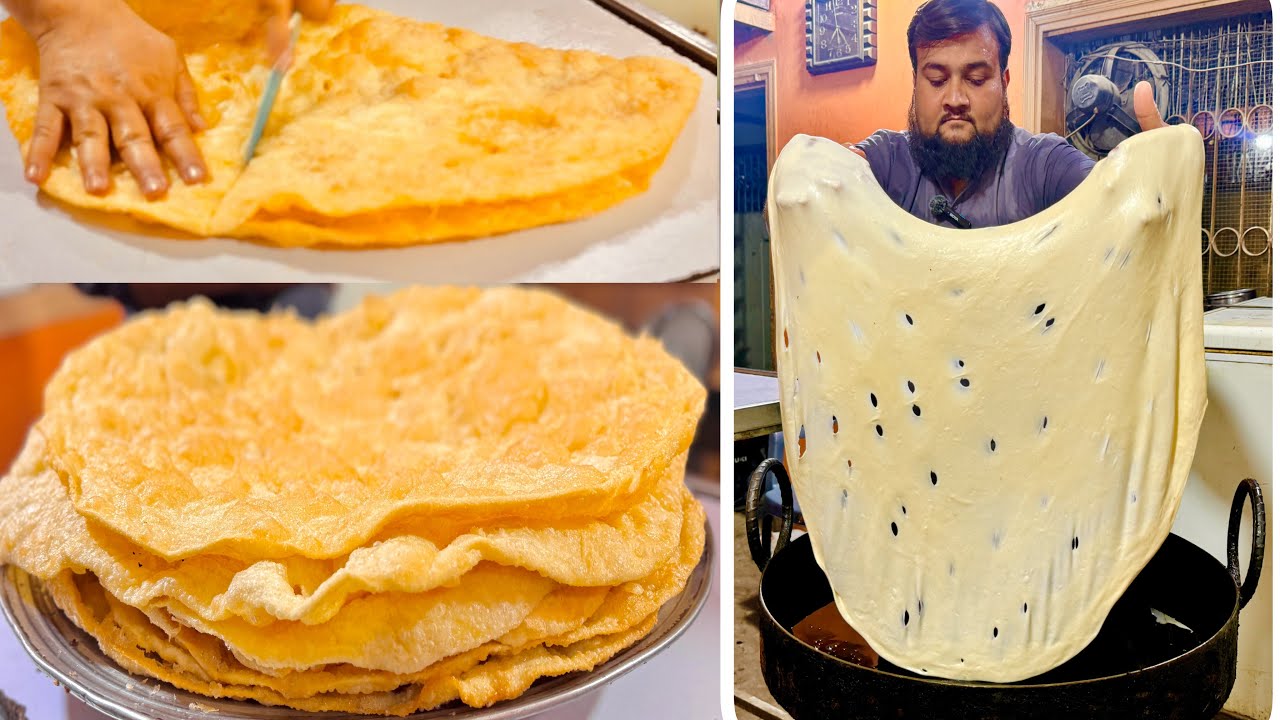 Puri paratha | commercial style puri paratha recipe by  | Farooq ghouri