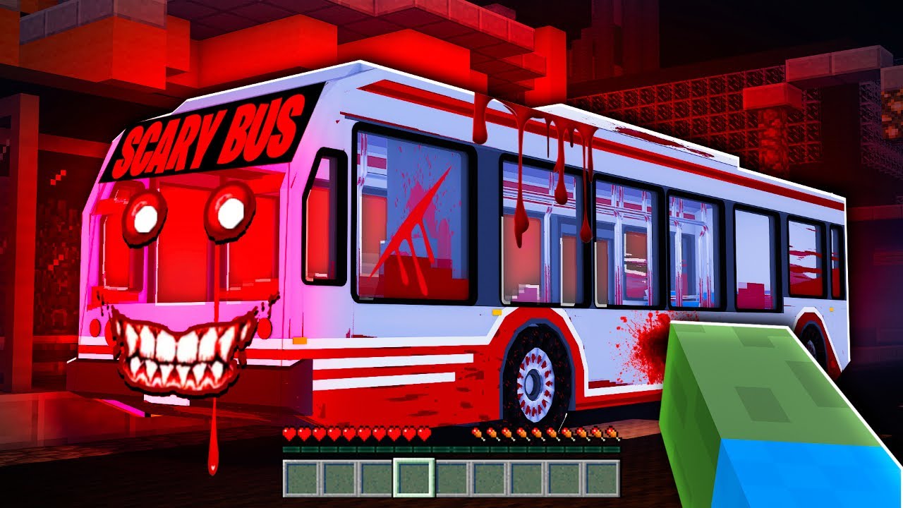 N'ENTREZ PAS dans SCARY BUS sur Minecraft ! Bus effrayant... 😨