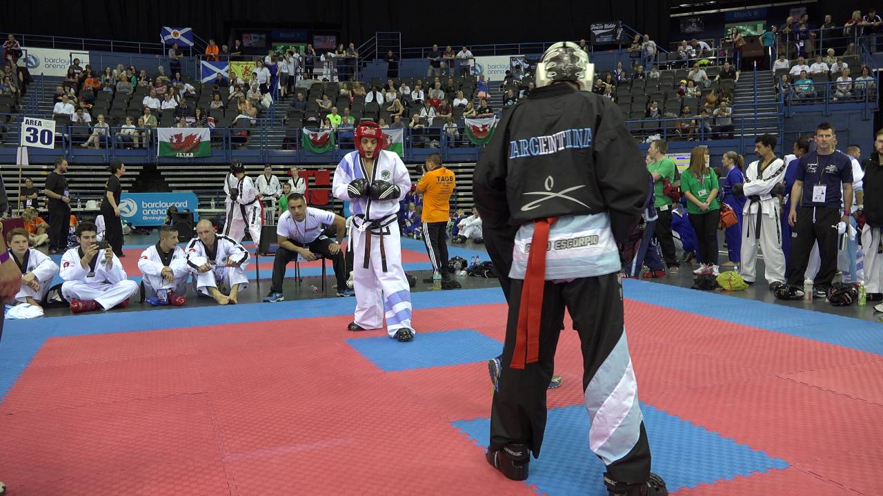 2016 Taekwondo International World Championships Sebastian Freire vs German Petrucelli