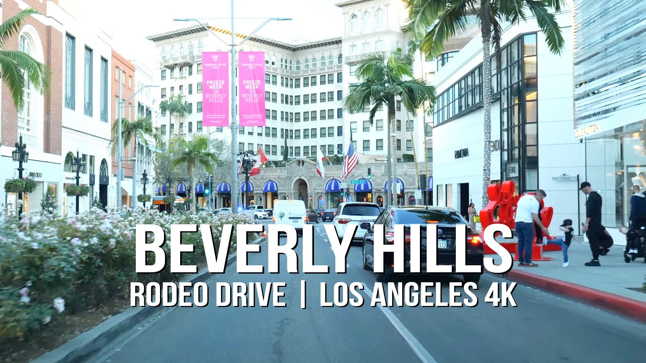 [4K] BEVERLY HILLS🇺🇸 Driving Tour | Rodeo Drive | Los Angeles | California | USA