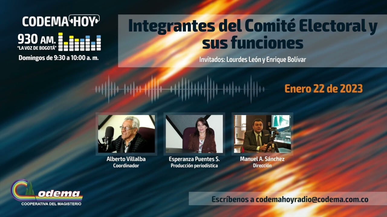 Integrantes del Comité Electoral y sus funciones