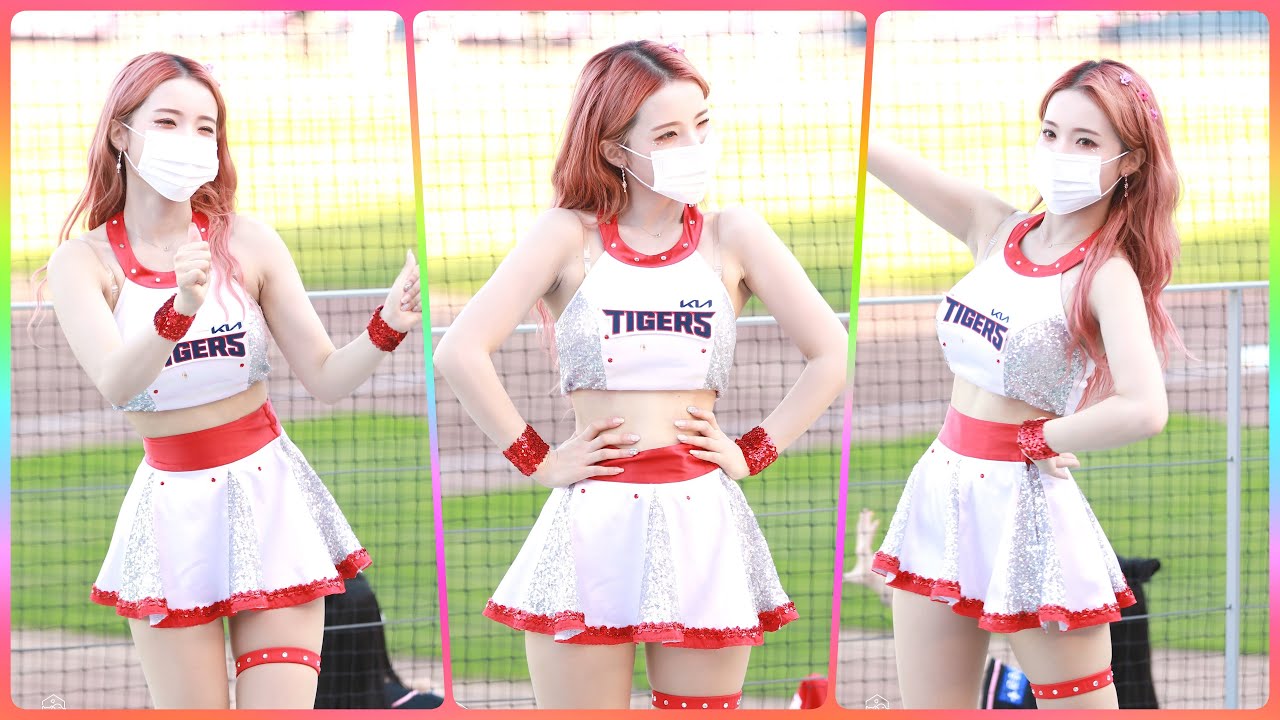 4K_210915 치어리더 이다혜 (Lee Dahye) - 응원 리액션 모음 @프로야구(기아타이거즈)/By CnM