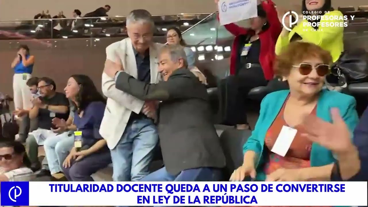 TITULARIDAD DOCENTE QUEDA A UN PASO DE CONVERTIRSE EN LEY DE LA REPÚBLICA
