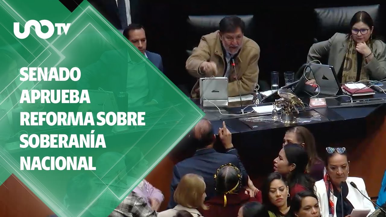 Senado aprueba reforma constitucional sobre soberan&iacute;a nacional