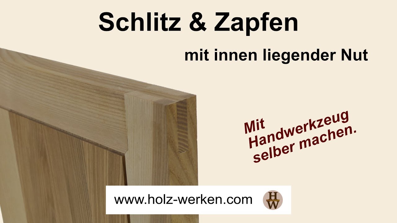 Schlitz+Zapfen+Nut