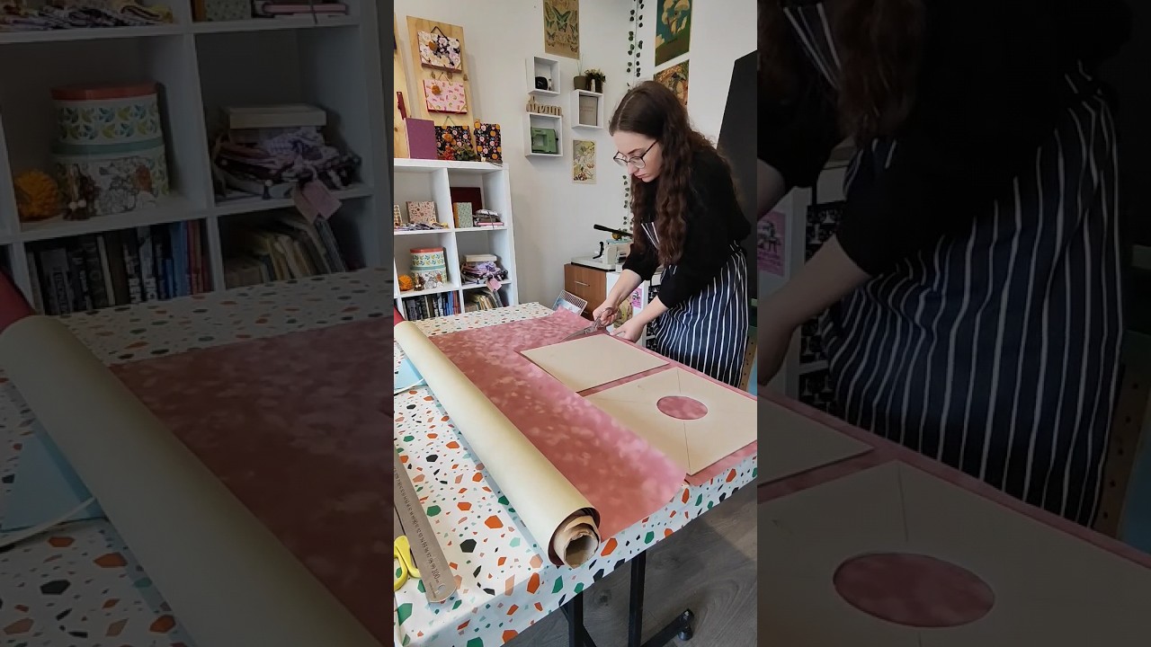 Bookbinding, How to Make a Photo Album #shorts #youtubeshorts #shortvideos #craft #crafts