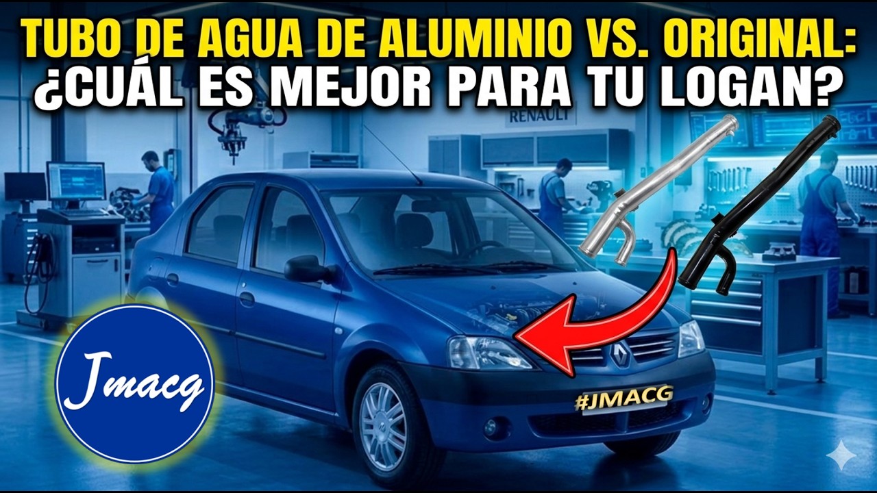 Remplazo Tubo de Agua Renault Logan 8 Válvulas K7M