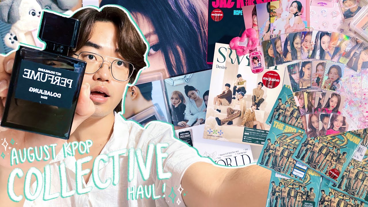 kpop collective mail haul 08.23 ✿ nct istj эксклюзивно для США, винил с Джису и Мё, мерч aespa/nc...