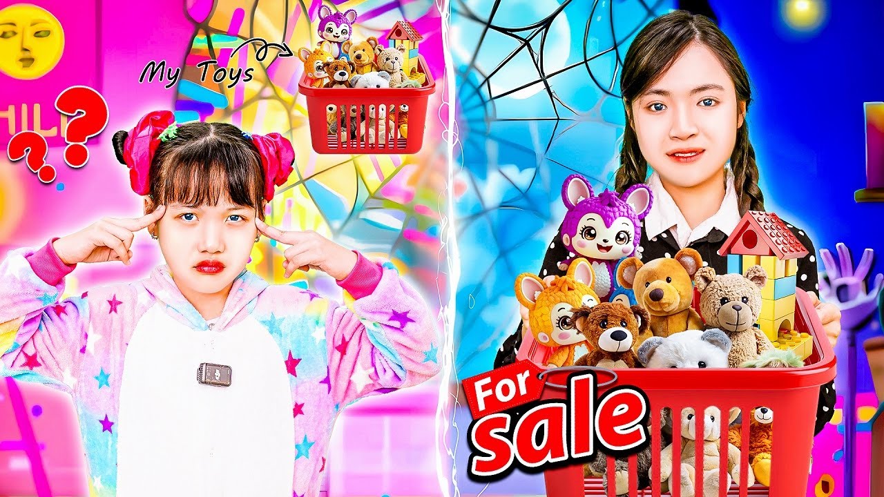 アイコの母親がウェンズデーに変身して、アイコのおもちゃを売ろうとしている！