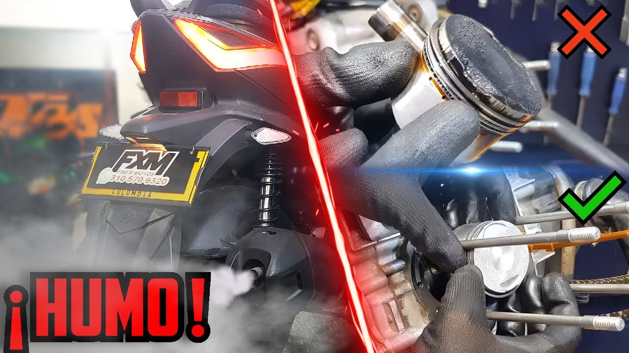 🚨MOTO BOTA HUMO💨👀Consumo de ACEITE❓✍️DIAGNOSTICO MOTOR SCOOTER Agility 125👌