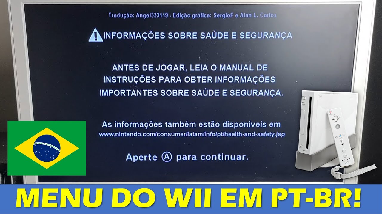 WII EM PT-BR? COMO MUDAR O IDIOMA DO WII PARA PORTUGUÊS DO BRASIL! TUTORIAL COMPLETO