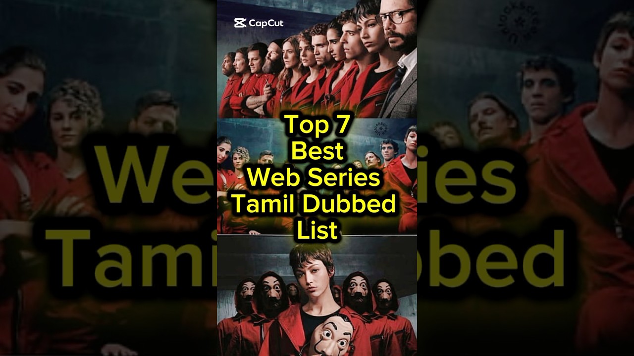 Top 7 Best Web Series Tamil Dubbed List #shorts #webseries #tamildubbed