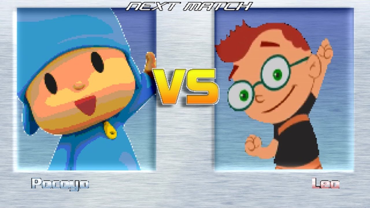 M.U.G.E.N BATTLES | Pocoyo vs Leo | Pocoyo vs Disney's Little Einsteins