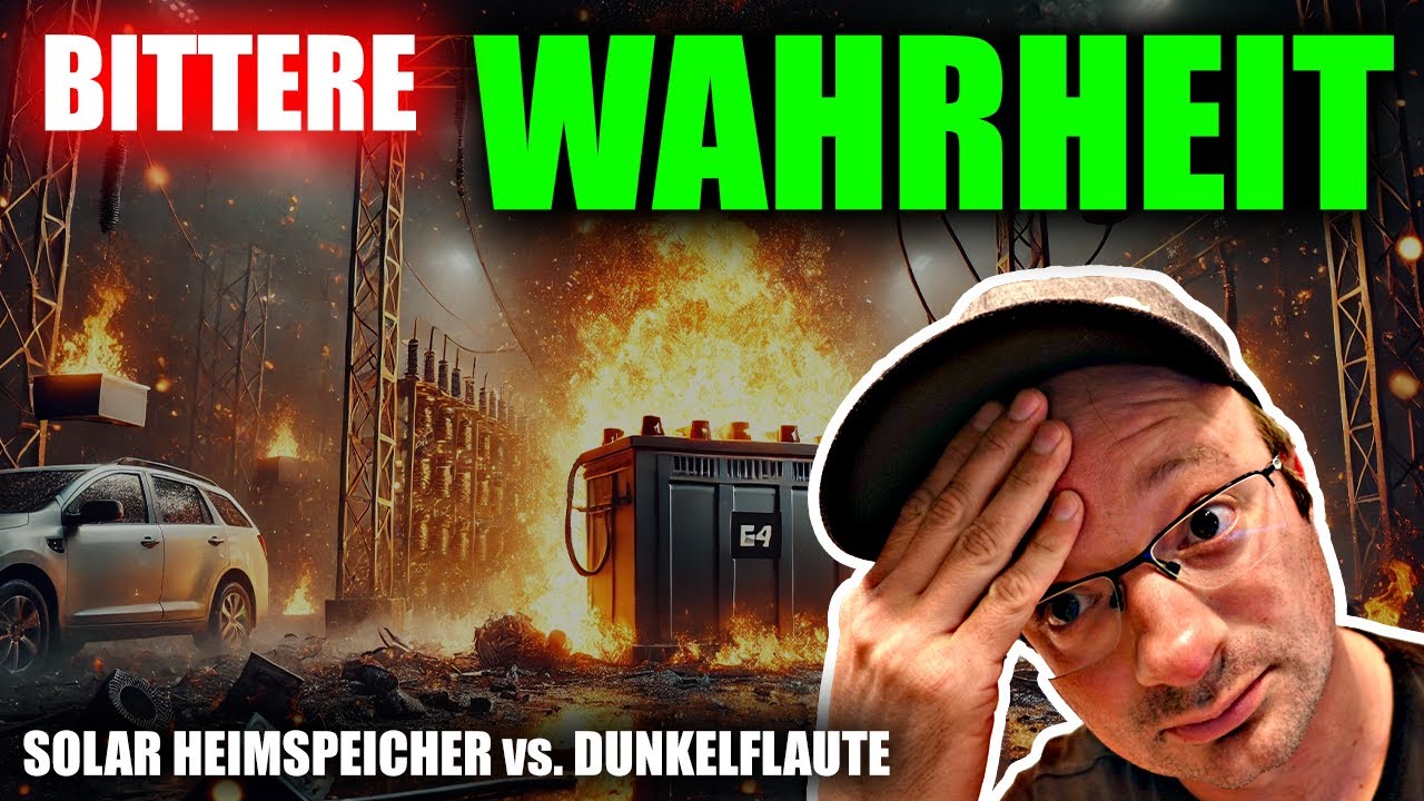 Solar-Heimspeicher & Dunkelflaute - Ich hab keinen BOCK mehr den Unsinn zu korrigieren!