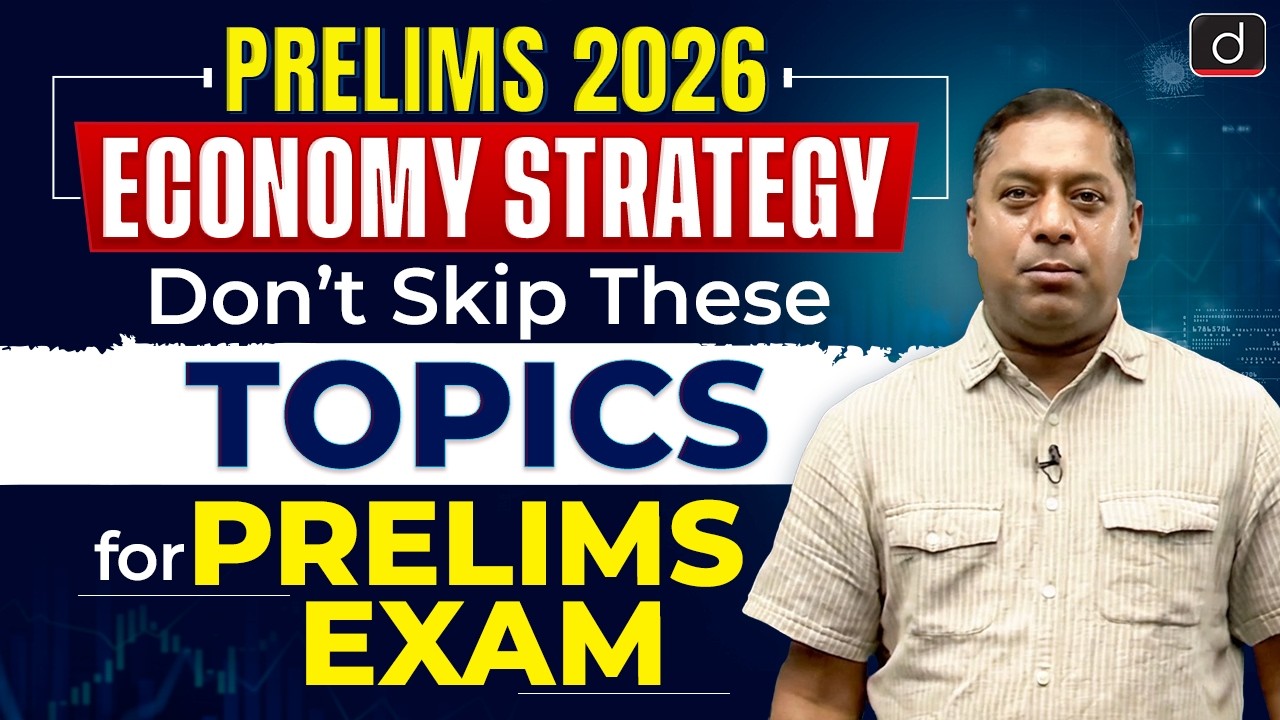 Top Economy Topics for UPSC Prelims 2026 | PYQ Analysis | UPSC Prelims 2026 | Drishti IAS English