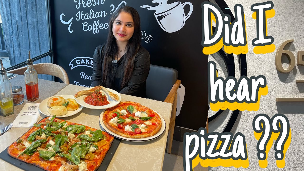 PizzaExpress NCP Wadala| Pizzas | Vlog 130 | Chicken Meatballs | Margherita Bufala | GarlicBread