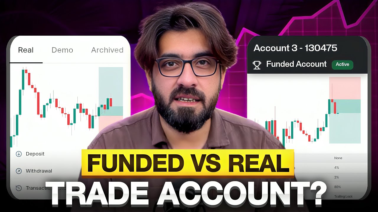 ⚡ Funded vs Real Trading Account 💰 Which One is BEST for Beginners?
