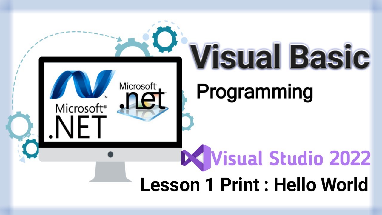 Create VB.NET Project using Microsoft Visual Studio 2022 | Visual Basic Tutorial -Hello World |