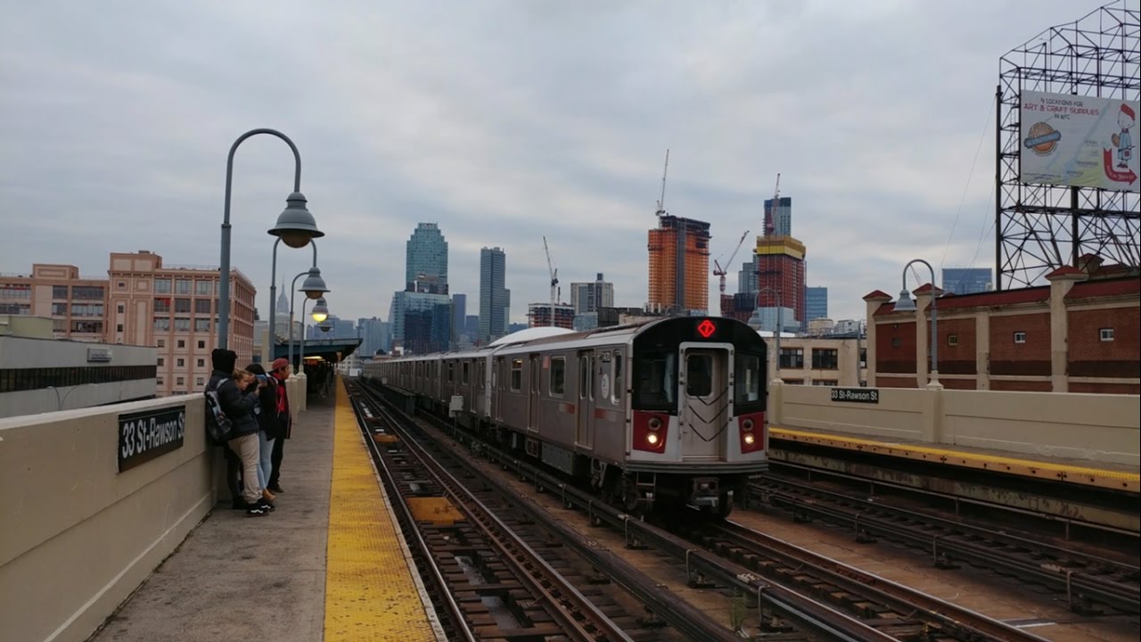 NYC Subway 7 Train @ 33 St Rawson St