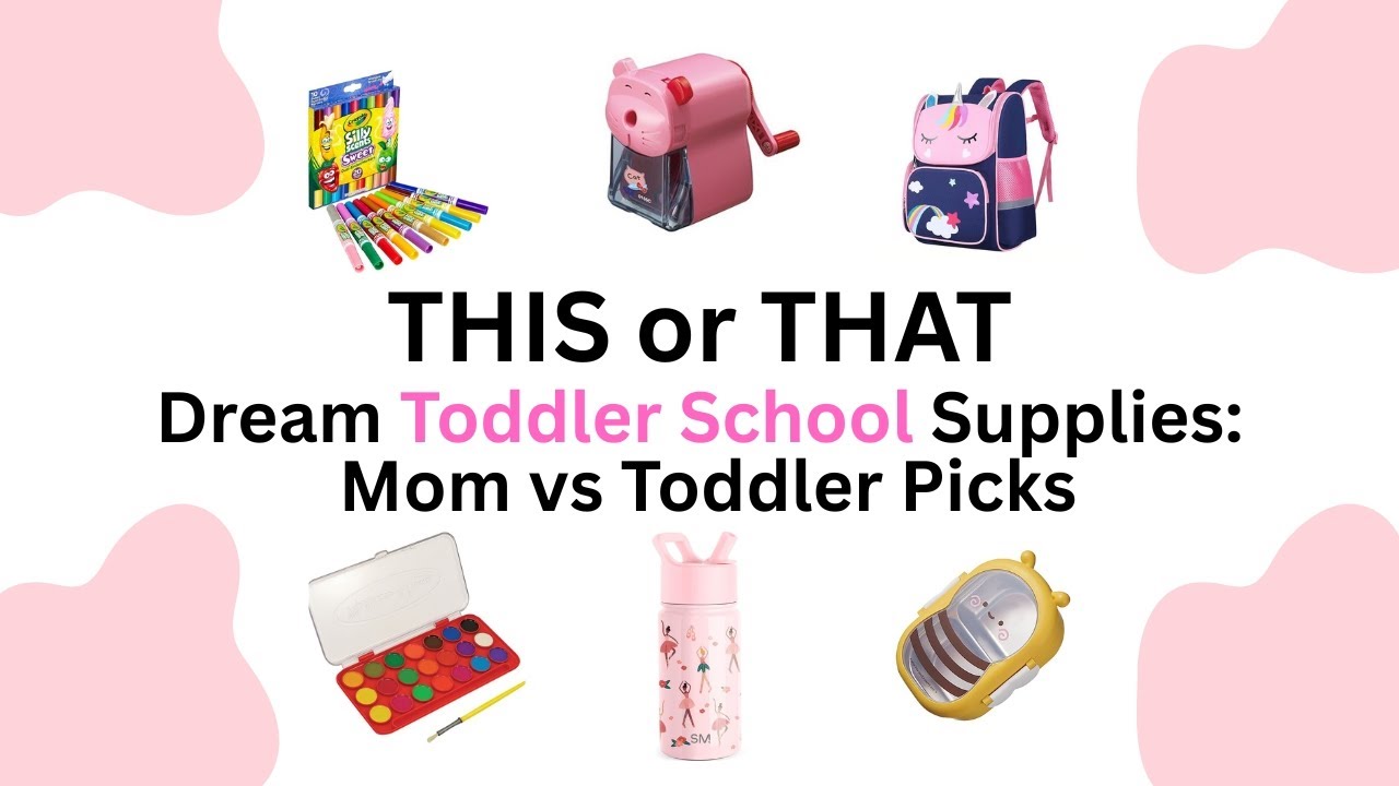 This or That  |  Dream Toddler School Supplies 🧠🎒 | Mom vs Toddler Picks