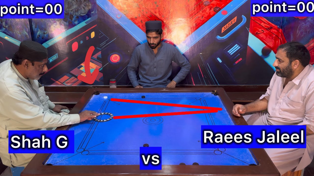 CARROM NEW challenge                29 point Games                          Shah G vs Raees Jaleel 👊