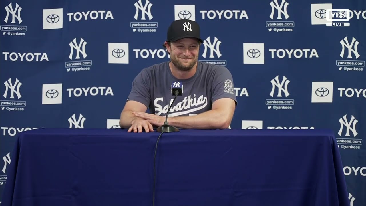 Gerrit Cole's first presser of Spring Training