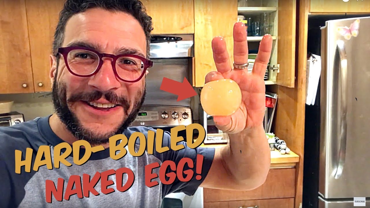 HARD-BOILING A NAKED EGG!!!