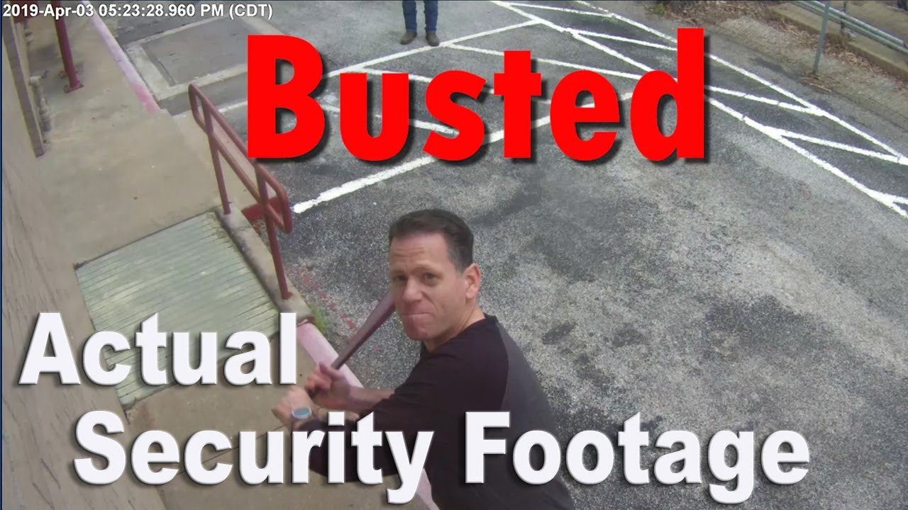 Security Camera Vandalized – (Actual Footage)